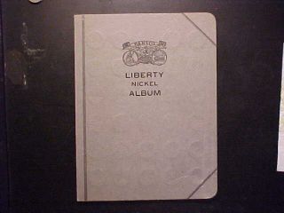 1883 - 1912 Set Liberty Nickels In Old Dansco Album From 1939,  25 Different Dates