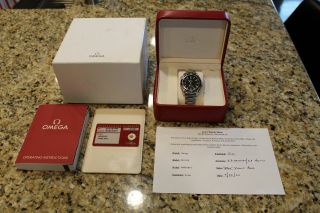 Omega Seamaster Professional 600M Planet Ocean 42mm 2201.  50 Co - axial 2500 Watch 3