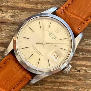Rolex Date Ref.  15000 Vintage Watch 100 34 Mm Cal.  3035