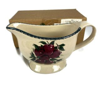 Home and Garden Party Gravy Boat Apple Graphic NIB 2