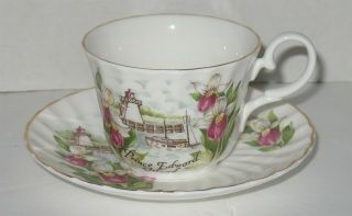 Vintage Royal Stuart Fine Bone China Tea Coffee Cup & Saucer Made In England