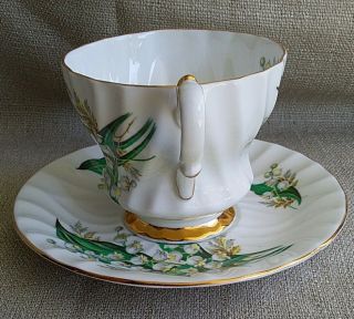 Queen Anne Lily Of The Valley Tea Cup And Saucer Set Lovely One 2