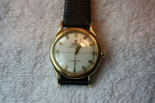 Vintage 18k Gold Omega Constellation Chronometer 17j Automatic Watch