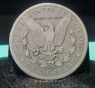 Early 1890 CC Morgan Silver $1 Dollar Coin Ungraded 3
