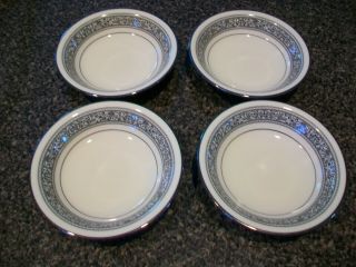Set Of 4 Noritake Ivory China Prelude Berry Dessert Bowls 5 5/8 " Bowl