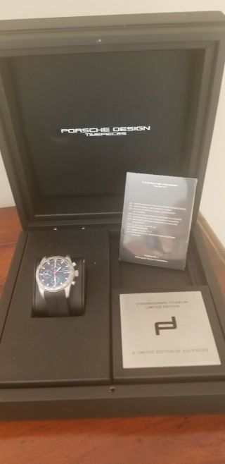 Porsche Design 6011.  10 Chrono Automatic Titanium 45mm Watch 160 0f 500 Made