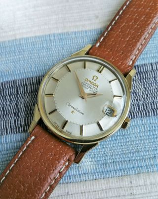 Vintage Omega Constellation Watch,  Steel - Gold,  Pie Pan Dial,  564 - 168005,  Runs