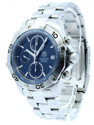 Tag Heuer Aquaracer Automatic Blue Dial Stainless Steel 41mm Watch Caf2112