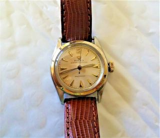 Rolex Precision 6020 Speedking Mechanical Watch - Circa 1952 - Works/Looks Great 2