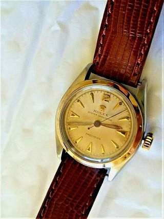 Rolex Precision 6020 Speedking Mechanical Watch - Circa 1952 - Works/Looks Great 3