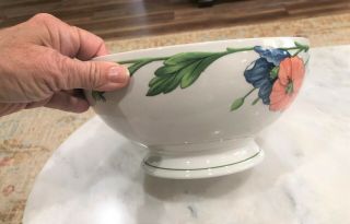 Villeroy & Boch Amapola 9 " Round Footed Vegetable Bowl