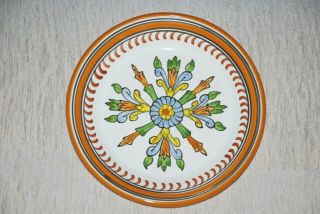 Le Souk Ceramique Hand Painted Plate,  Dish,  Tunisia 8 ",
