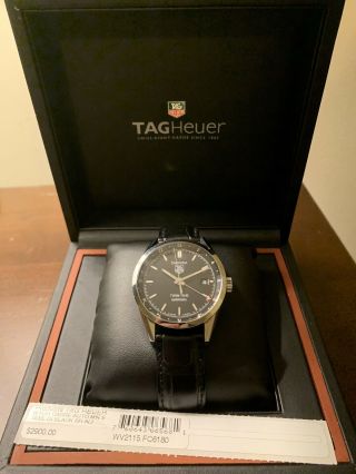 Tag Heuer Carrera Wv2115 Twintime Calibre 7 Automatic Watch -