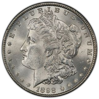 1898 P Morgan Dollar Pcgs Ms64 - Trueview Of Actual Coin Pictured