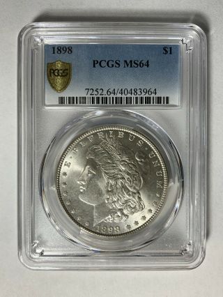 1898 P Morgan Dollar PCGS MS64 - TrueView Of Actual Coin Pictured 3