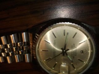 Vintage Rolex Oyster Perpetual Datejust Wristwatch Ref.  1600 C.  1974 Nr