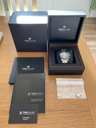Tag Heuer Carrera Calibre 16 Chronograph Automatic Cv2010,  Box And Papers