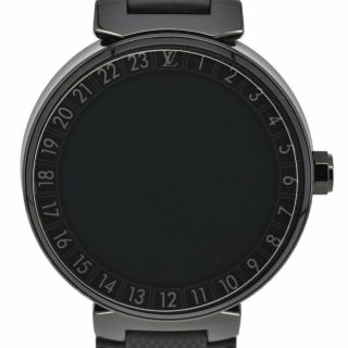 Louis Vuitton Tambour Horizon Qa002z Smart Watch Quartz Men 