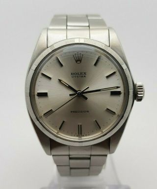 Immpecable Rolex Oyster Precision Ref.  6426 Cal.  1225 Bracelet 7835 By Daytona