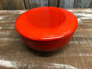 Universal Cambridge Red Pottery Bowl With Lid