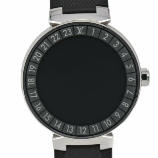 Auth Louis Vuitton Tambour Horizon Qa004z Digital Smart Watch Men 