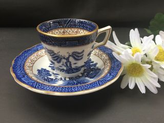 Booth Real Old Willow A8025 Demi Cup & Saucer (3 Available)