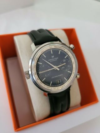 Vintage Hamilton Chronograph Watch Chrono - Matic Automatic Cal.  11.  Fine