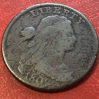 1802 Draped Bust Large Cent Better Grade Rare 13618