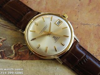 1960 ' s Vintage GIRARD PERREGAUX GYROMATIC,  14K Gold,  High Frequency,  Serviced 3