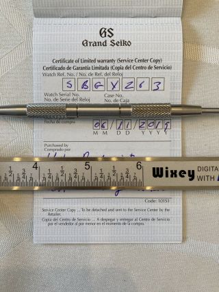 Grand Seiko SBGX263 High Accuracy Quartz Movement Men ' s Watch - Silver 3