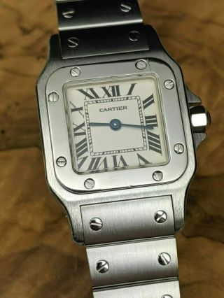 Cartier Santos Galbee Stainless Steel Watch 1565