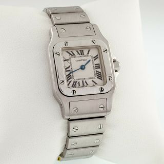 Cartier Stainless Steel Women ' s Santos Galbee Quartz Watch 1565 2