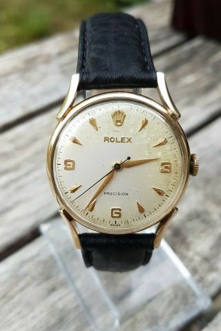 Rolex Precision Gents 9ct Gold Watch 1965,  Cal 1210