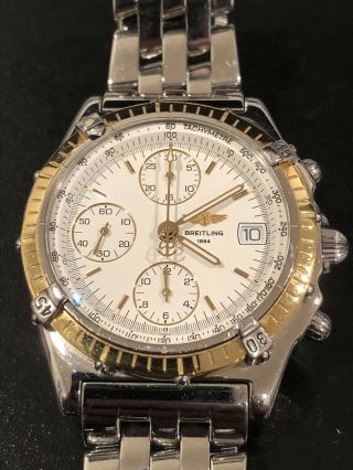 Breitling Chronomat Stainless/18k Gold,  Automatic,  Chronograph Watch,  D13050 11p