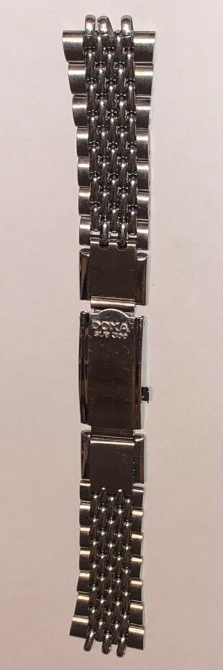 Vintage Doxa Sub 300 Diver Watch Bracelet Band Rare 20mm Beads Of Rice Bor L@@k