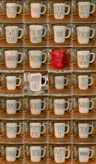 Rae Dunn Choose Your Own Mug Large Letters Fast & Safe Nwt