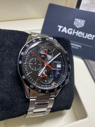 Tag Heuer Carrera Calibre 16 Stainless Steel Automatic Watch Cv201ak.  Ba0727