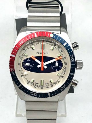 Bulova Limited Edition " Chronograph A " Swiss Automatic Watch 98a251