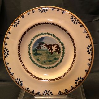 Nicholas Mosse Lunch Plate Cow Made In Ireland Pottery