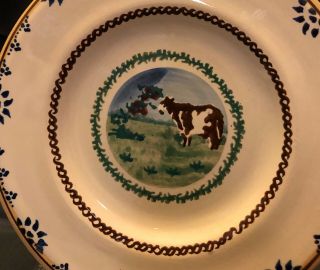 Nicholas Mosse Lunch Plate Cow Made in Ireland pottery 3