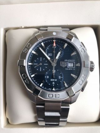 Tag Heuer Aquaracer 300m Automatic Chronograph Wristwatch Cay2112.  Ba0927
