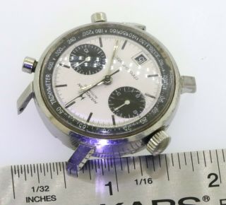 Hamilton Chrono - Matic 11002 - 3 SS automatic chronograph men ' s watch w/ date 3