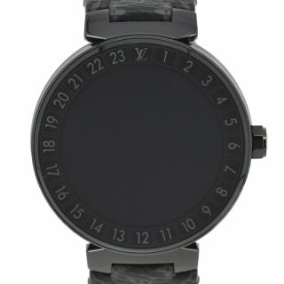 Auth Louis Vuitton Tambour Horizon Qa002z Digital Smart Watch Men 