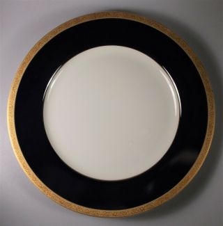 Mikasa Imperial Blue L2821 Round Serving Platter/chop 12 1/8 " - - Perfect