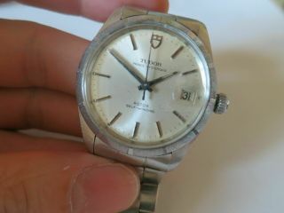 Authentic Rare Tudor Prince Oysterdate S/s Automatic 90630 Watch