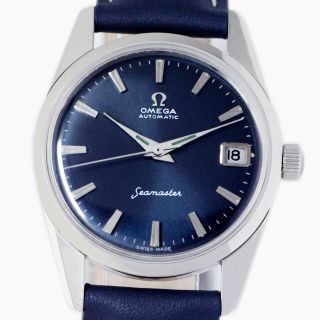 1964s Omega Seamaster Automatic Shinning Blue Dial Men 