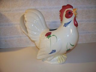 Lenox Poppies Barnyard Rooster Pitcher Sku 6051213 Poppies On Blue