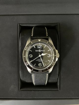 Bell & Ross Br V2 - 92 Black Steel Automatic Watch - Virtually.