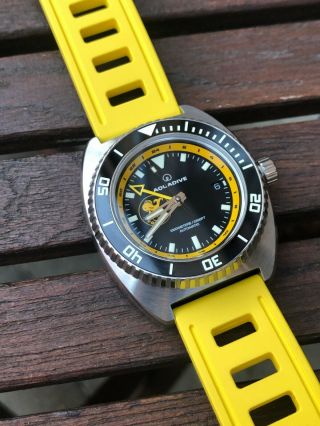 Aquadive Poseidon GMT Automatic Dive Watch very Rare 2