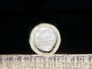 1909 Indian Head Penny & Vdb Wheat Cent / Old Small Cent Roll/ 738.
